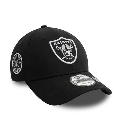 New Era 9FORTY Las Vegas Raiders Baseball Cap - NFL Side Patch - Black