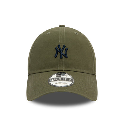 New Era 9FORTY New York Yankees Baseball Cap - MLB Washed - Olive-Navy