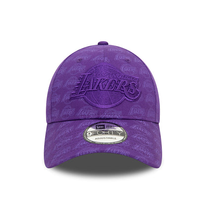 New Era 9FORTY L.A. Lakers Baseball Cap - NBA Monogram - Purple