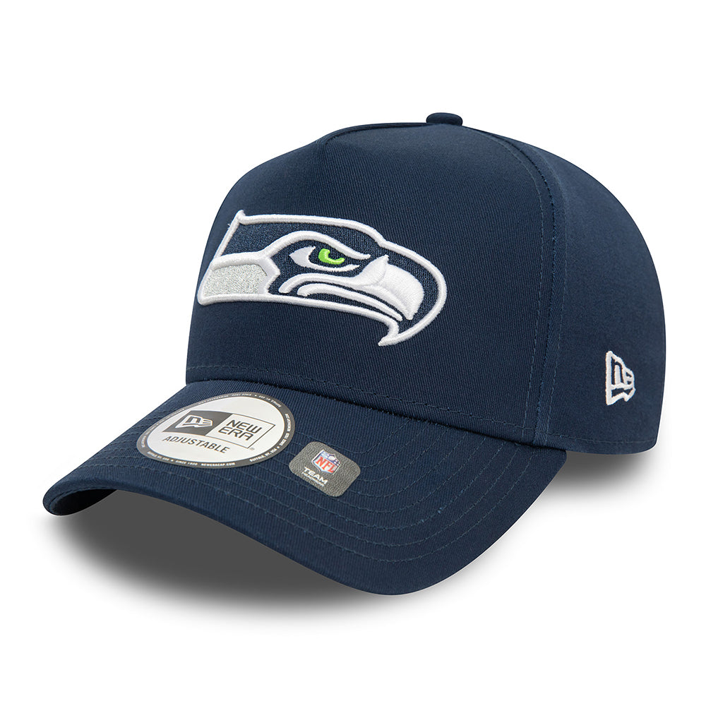 New Era Seattle Seahawks A-Frame Snapback Cap - NFL OTC - Navy Blue