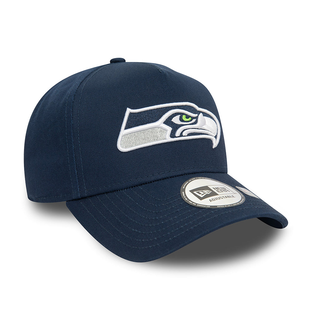 New Era Seattle Seahawks A-Frame Snapback Cap - NFL OTC - Navy Blue