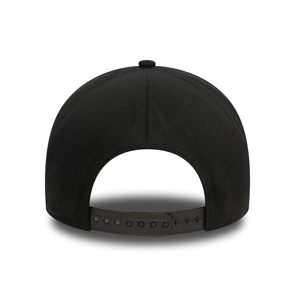 New Era L.A. Lakers A-Frame Snapback Cap - NBA Monochrome - Black On Black