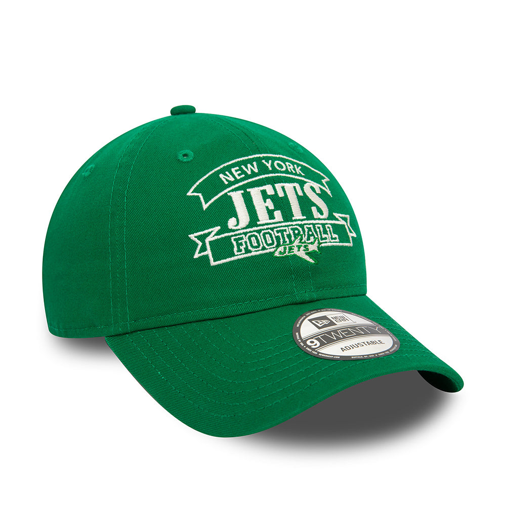 New Era 9TWENTY New York Jets Baseball Cap - NFL Retro - Green