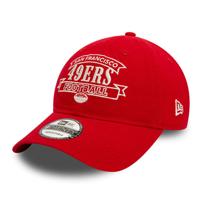 New Era 9TWENTY San Francisco 49ers Baseball Cap - NFL Retro - Red