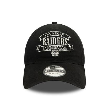 New Era 9TWENTY Las Vegas Raiders Baseball Cap - NFL Retro - Black