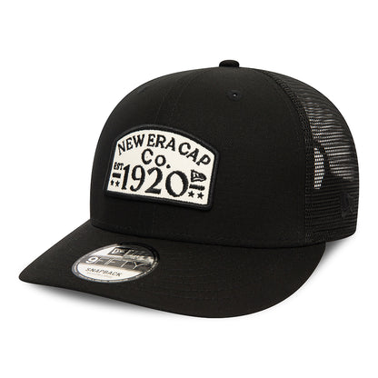 New Era 9FIFTY Pre-curved Trucker Cap - Black