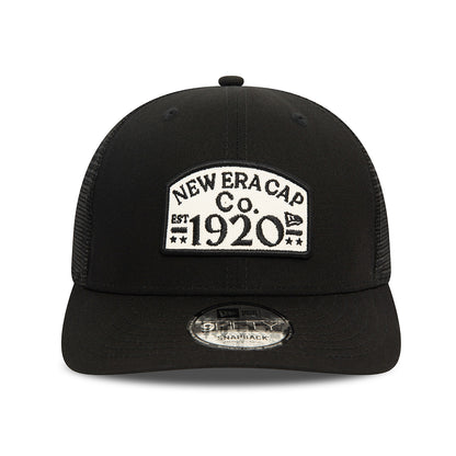 New Era 9FIFTY Pre-curved Trucker Cap - Black