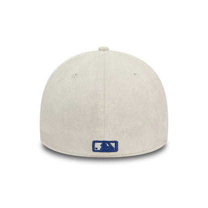 New Era 39THIRTY L.A. Dodgers Baseball Cap - MLB Faux Suede - Grey-Navy