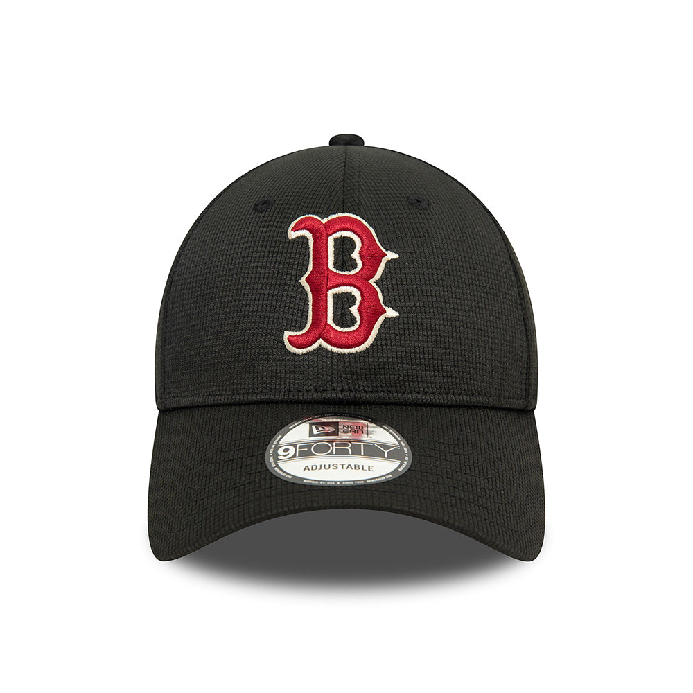 New Era 9FORTY Boston Red Sox Baseball Cap - MLB Pivot Knit - Black