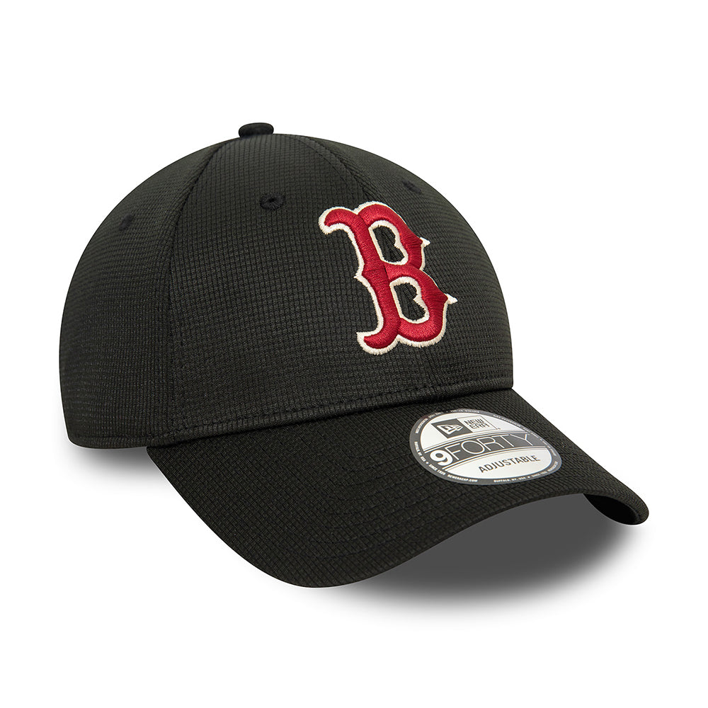 New Era 9FORTY Boston Red Sox Baseball Cap - MLB Pivot Knit - Black