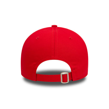 New Era 9FORTY New York Yankees Baseball Cap - MLB Team Outline - Scarlet-White