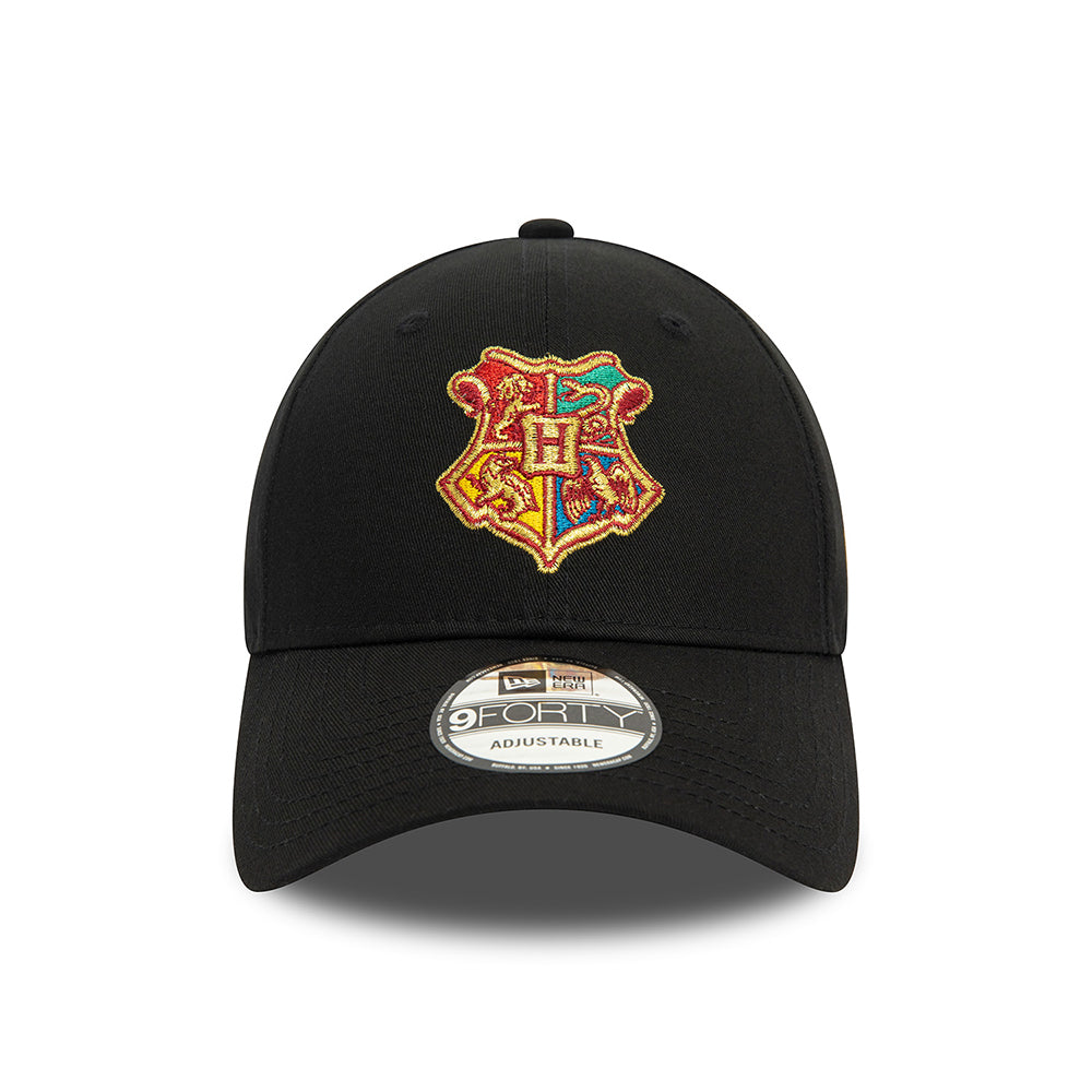 New Era 9FORTY Hogwarts Baseball Cap - Harry Potter - Black