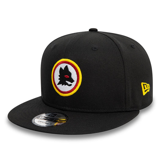 New Era 9FIFTY AS Roma Snapback Cap - Lupetto - Black