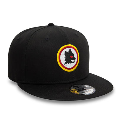 New Era 9FIFTY AS Roma Snapback Cap - Lupetto - Black