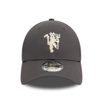 New Era 39THIRTY Manchester United FC Baseball Cap - Devil Crest - Graphite