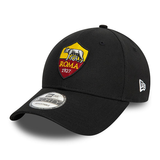 New Era 9FORTY AS Roma Baseball Cap - Core - Black