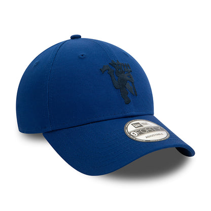 New Era 9FORTY Manchester United FC Baseball Cap - Devil Crest - Royal Blue