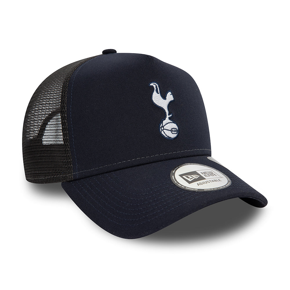 New Era Tottenham Hotspur FC A-Frame Trucker Cap - Repreve - Navy Blue