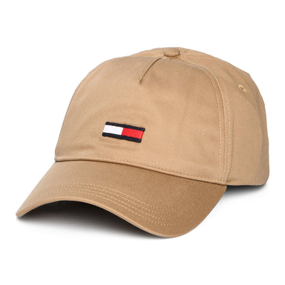 Tommy Hilfiger Hats TJM Elongated Flag Baseball Cap - Tan