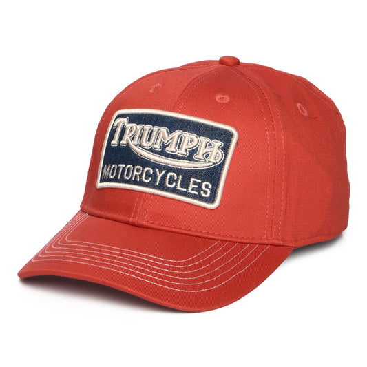 Triumph Motorcycles Forecourt Cotton Baseball Cap - Rust