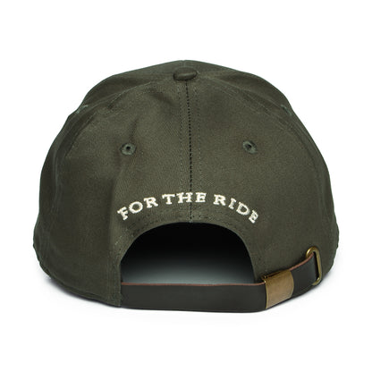 Triumph Motorcycles Forecourt Cotton Baseball Cap - Dark Olive