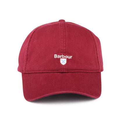 Barbour Hats Cascade Cotton Baseball Cap - Deep Red