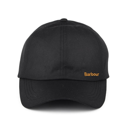 Barbour Hats Belsay Waxed Cotton Baseball Cap - Black