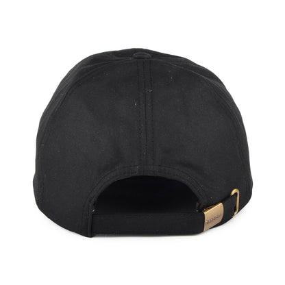 Barbour Hats Belsay Waxed Cotton Baseball Cap - Black