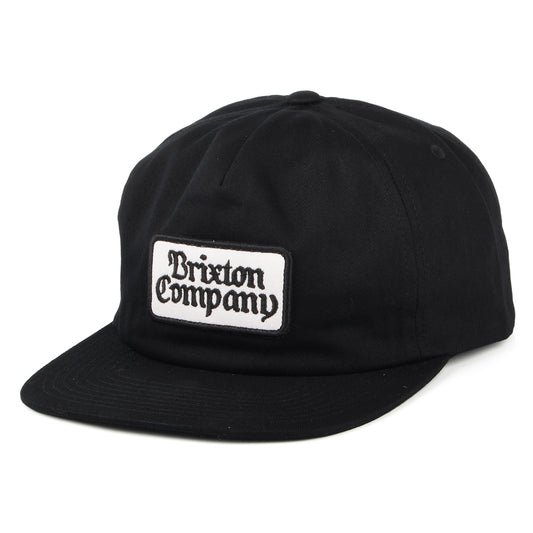 Brixton Hats Norvell MP Snapback Cap - Black