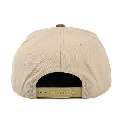 Brixton Hats Oath III Snapback Cap - Khaki-Sepia