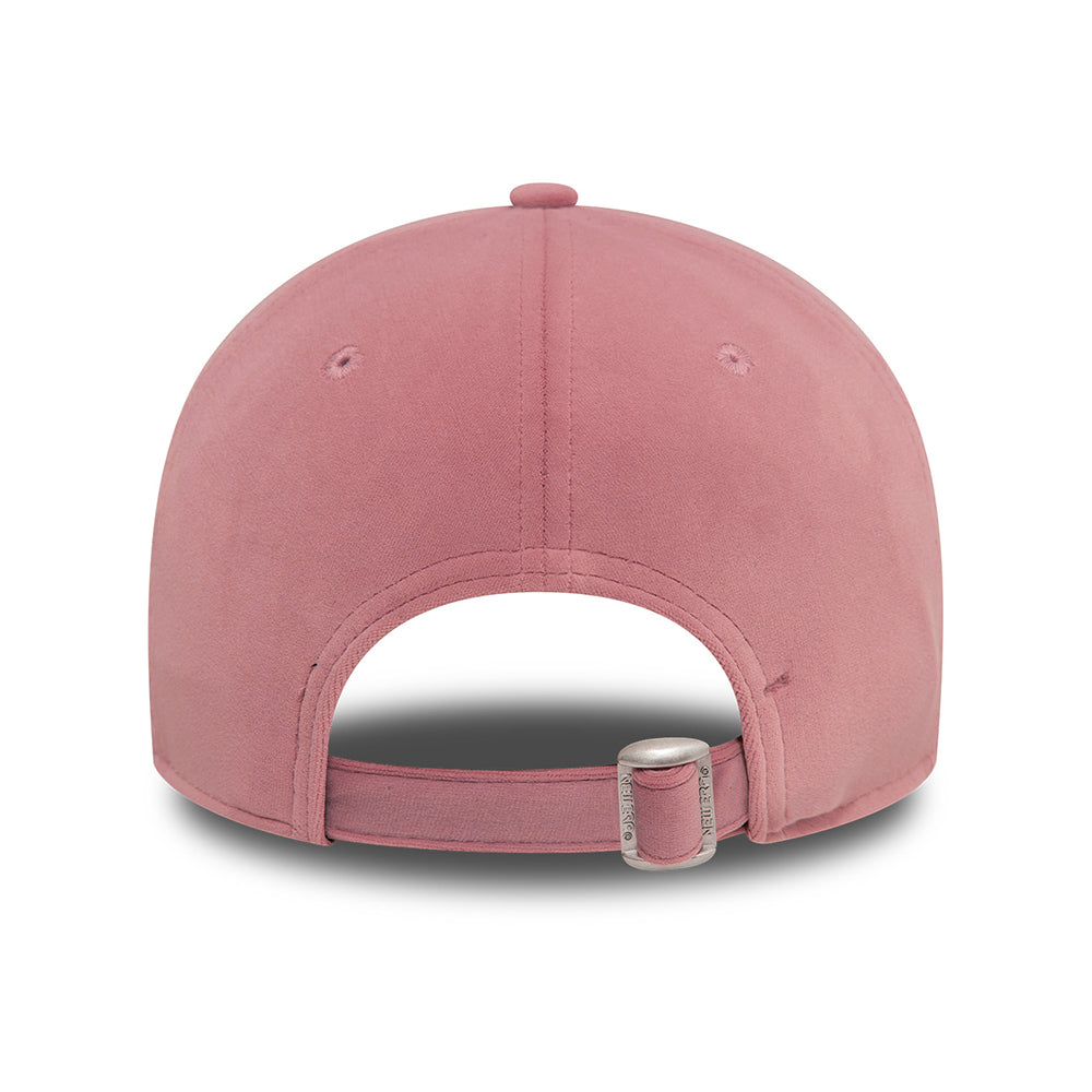 New Era Womens 9FORTY New York Yankees Baseball Cap - MLB Velour Diamante - Pink