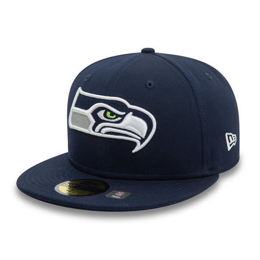 New Era 59FIFTY Seattle Seahawks Baseball Cap - NFL OTC - Navy Blue