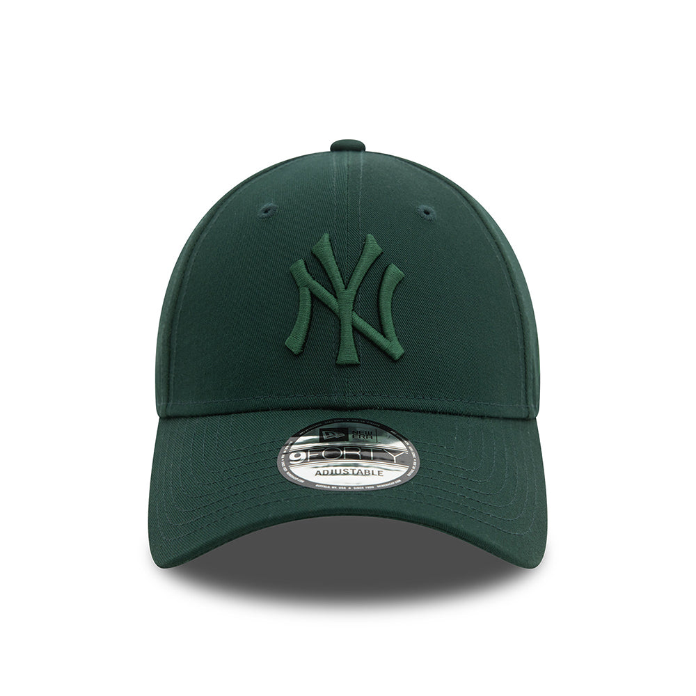 New Era 9FORTY New York Yankees Baseball Cap - MLB League Essential - Dark Green