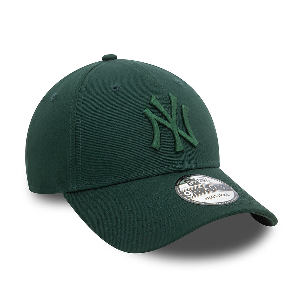 New Era 9FORTY New York Yankees Baseball Cap - MLB League Essential - Dark Green