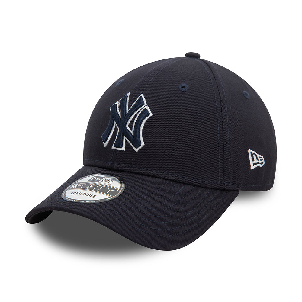 New Era 9FORTY New York Yankees Baseball Cap - MLB Seasonal World Series - Navy Blue