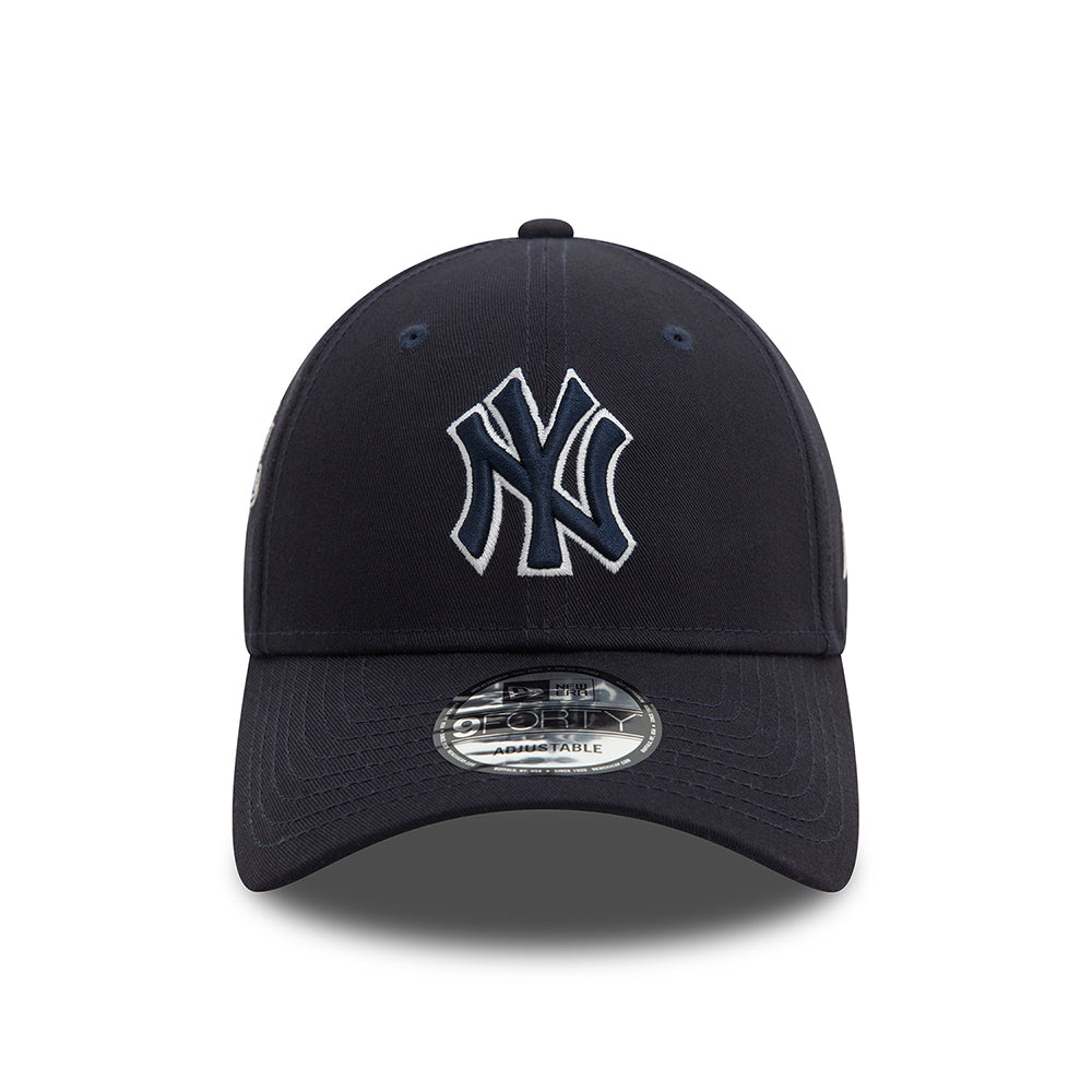 New Era 9FORTY New York Yankees Baseball Cap - MLB Seasonal World Series - Navy Blue