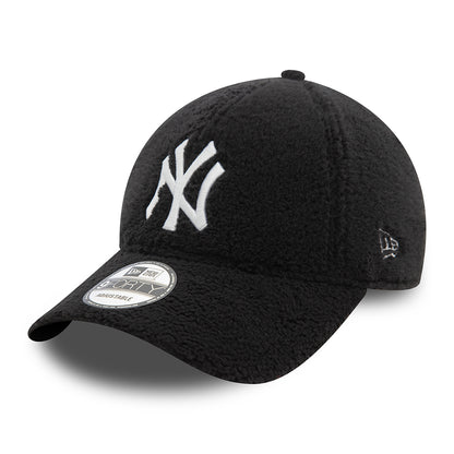 New Era 9FORTY New York Yankees Baseball Cap - MLB Borg - Black-White