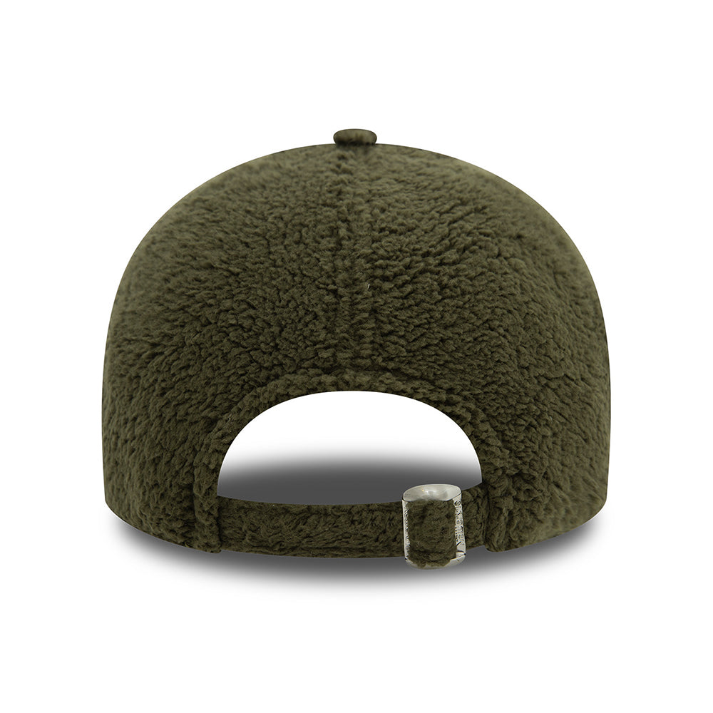 New Era 9FORTY New York Yankees Baseball Cap - MLB Borg - Olive-White