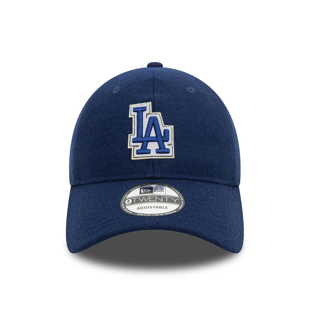 New Era 9TWENTY L.A. Dodgers Baseball Cap - MLB Melton - Navy Blue