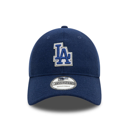 New Era 9TWENTY L.A. Dodgers Baseball Cap - MLB Melton - Navy Blue