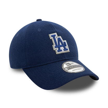 New Era 9TWENTY L.A. Dodgers Baseball Cap - MLB Melton - Navy Blue