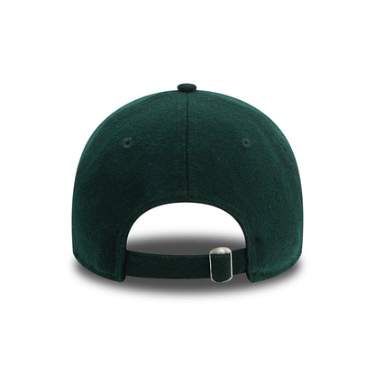 New Era 9TWENTY Oakland Athletics Baseball Cap - MLB Melton - Dark Green