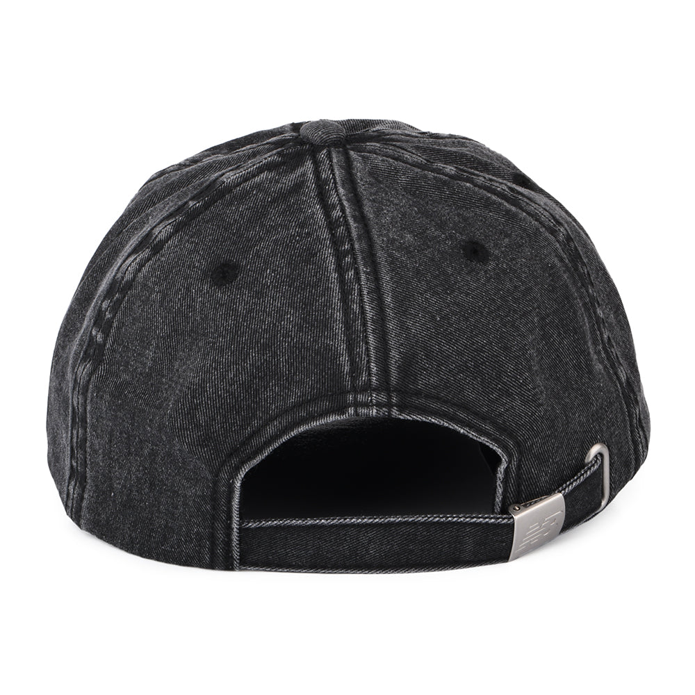 New Balance Hats Seasonal Washed Cotton Baseball Cap - Black