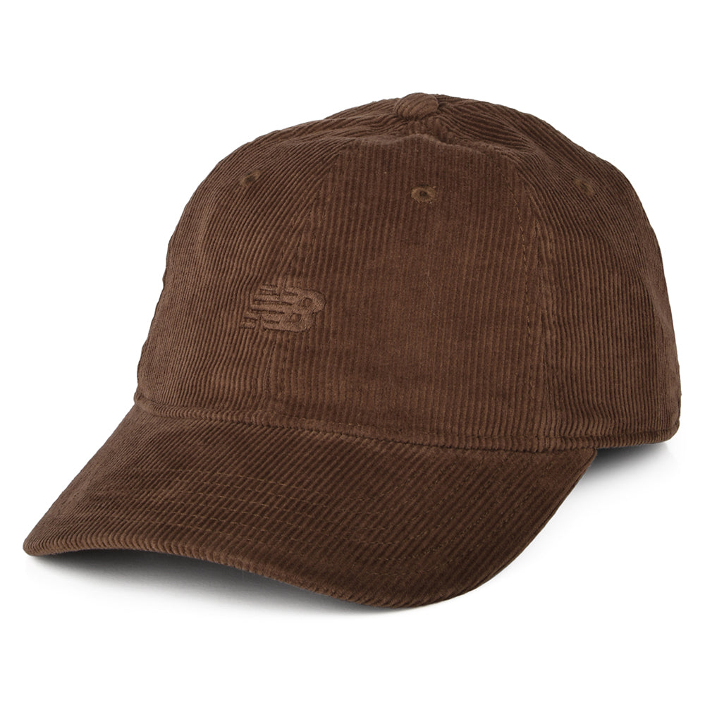 New Balance Hats Washed Corduroy Baseball Cap - Oak