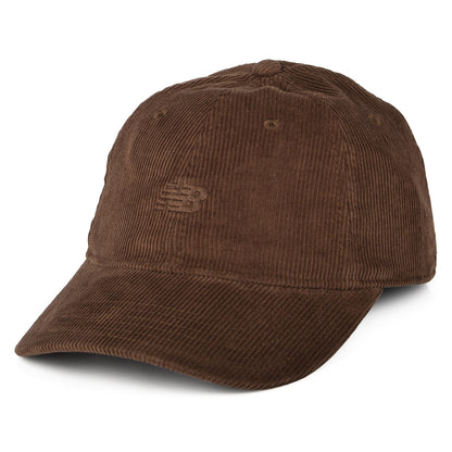 New Balance Hats Washed Corduroy Baseball Cap - Oak