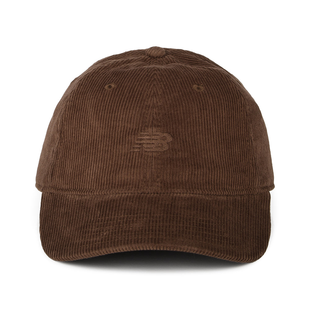 New Balance Hats Washed Corduroy Baseball Cap - Oak