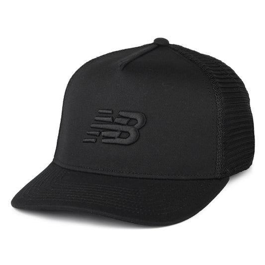 New Balance Hats Sport Essentials Trucker Cap - Black On Black