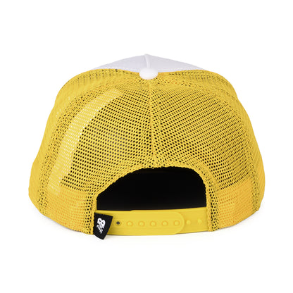 New Balance Hats Sport Essentials Trucker Cap - White-Lemon