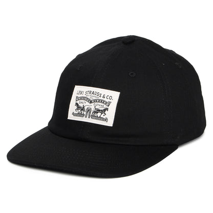 Levi's Hats Relaxed Heritage Baseball Cap - Black