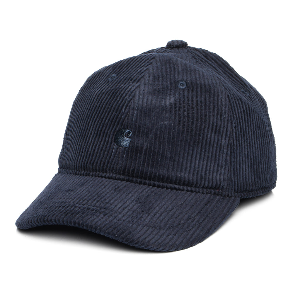 Carhartt WIP Hats Harlem Wide Wale Corduroy Baseball Cap - Dark Navy